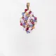 Symphony - Terence Rhombus S-Violet Organza - 1